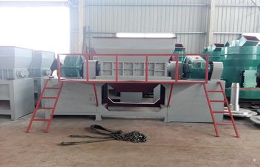 Trung Quốc Shredder 800 model 1-4T/H capacity, double roller shredder for timbers, wood blocks, steels, rubbers, and kitchen waste nhà cung cấp